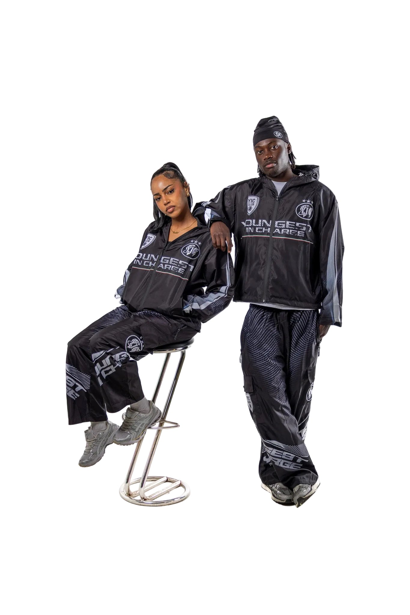 YIC Tracksuit Set – Black