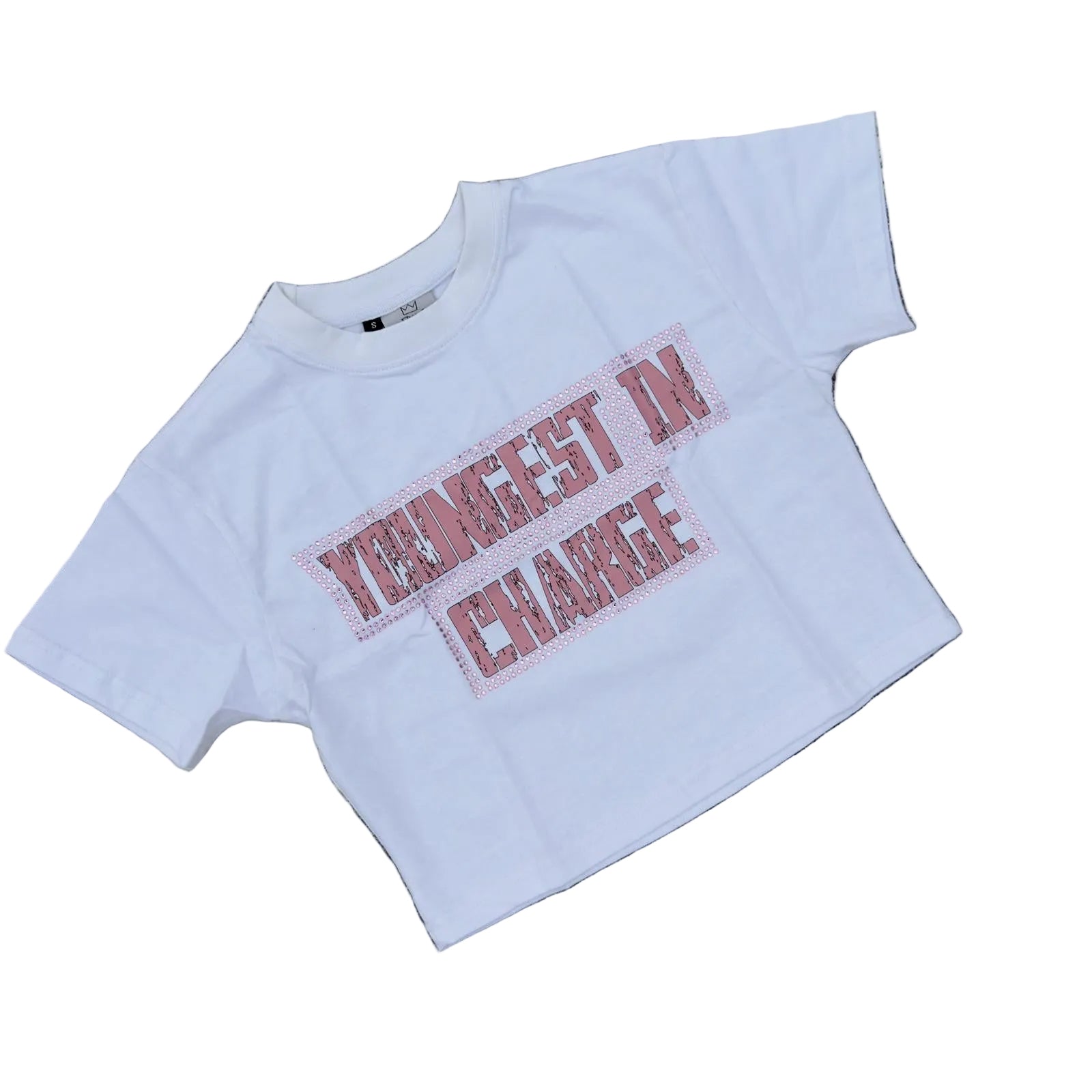 WOMEN'S BABY TOP [WHITE & PINK]