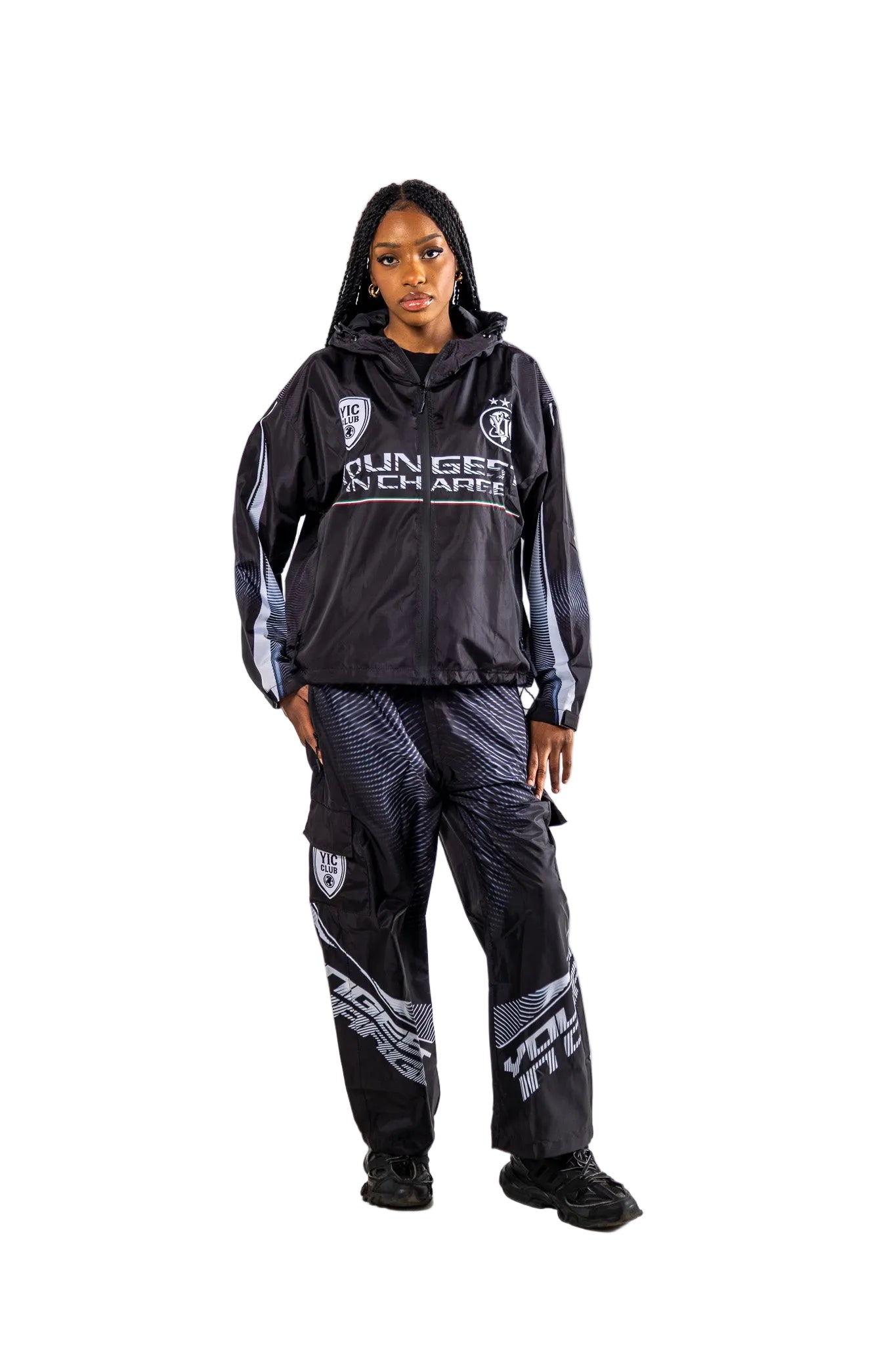 YIC Tracksuit Set – Black